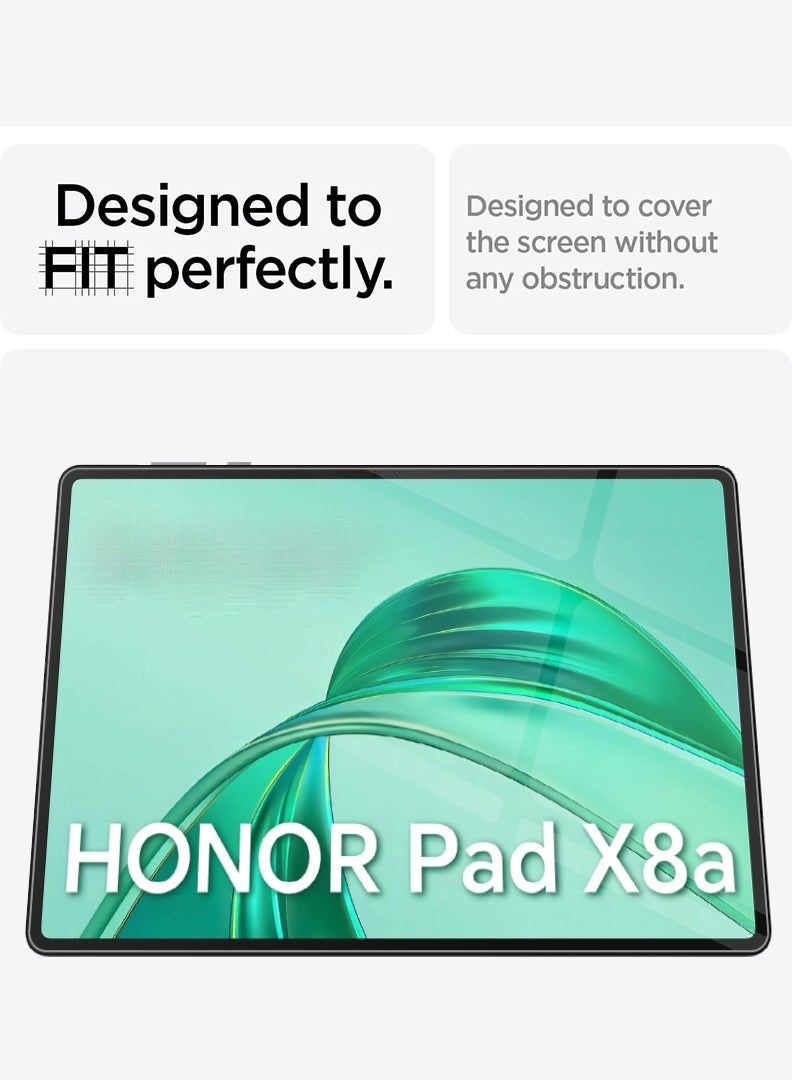 Theodor Screen Protector for Honor Pad X8a 11 Inch 2024, 9H Hardness Tempered Glass, Bubble Free Easy Installation, Full Coverage And Anti Scratch Case Friendly- Clear - Image 5